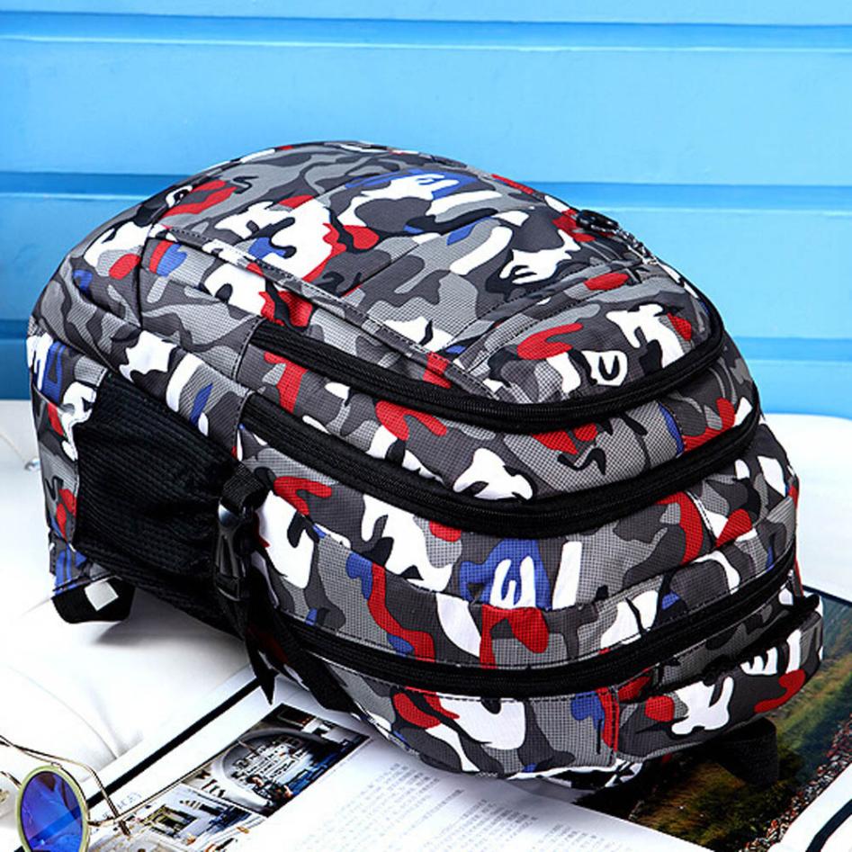 Luxury Design Fashion Camouflage Nylon Climb Bag