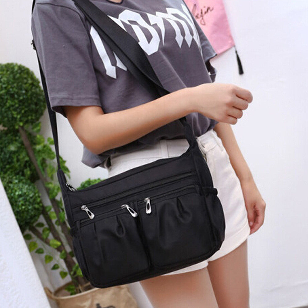 Women's Handbags Tablets Bags Fashion Solid Color Zipper waterproof