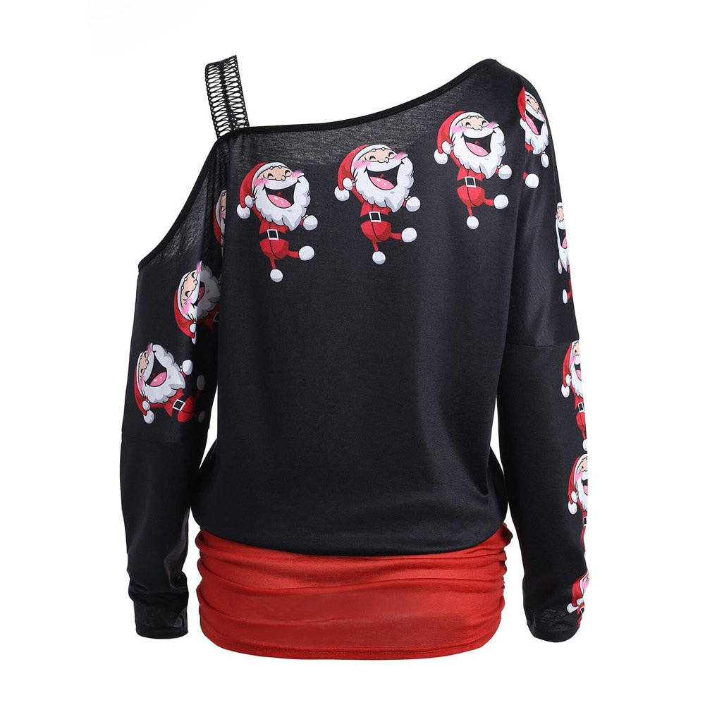Sexy Ladies Off Shoulder Tops Women's Autumn Pullover Spring