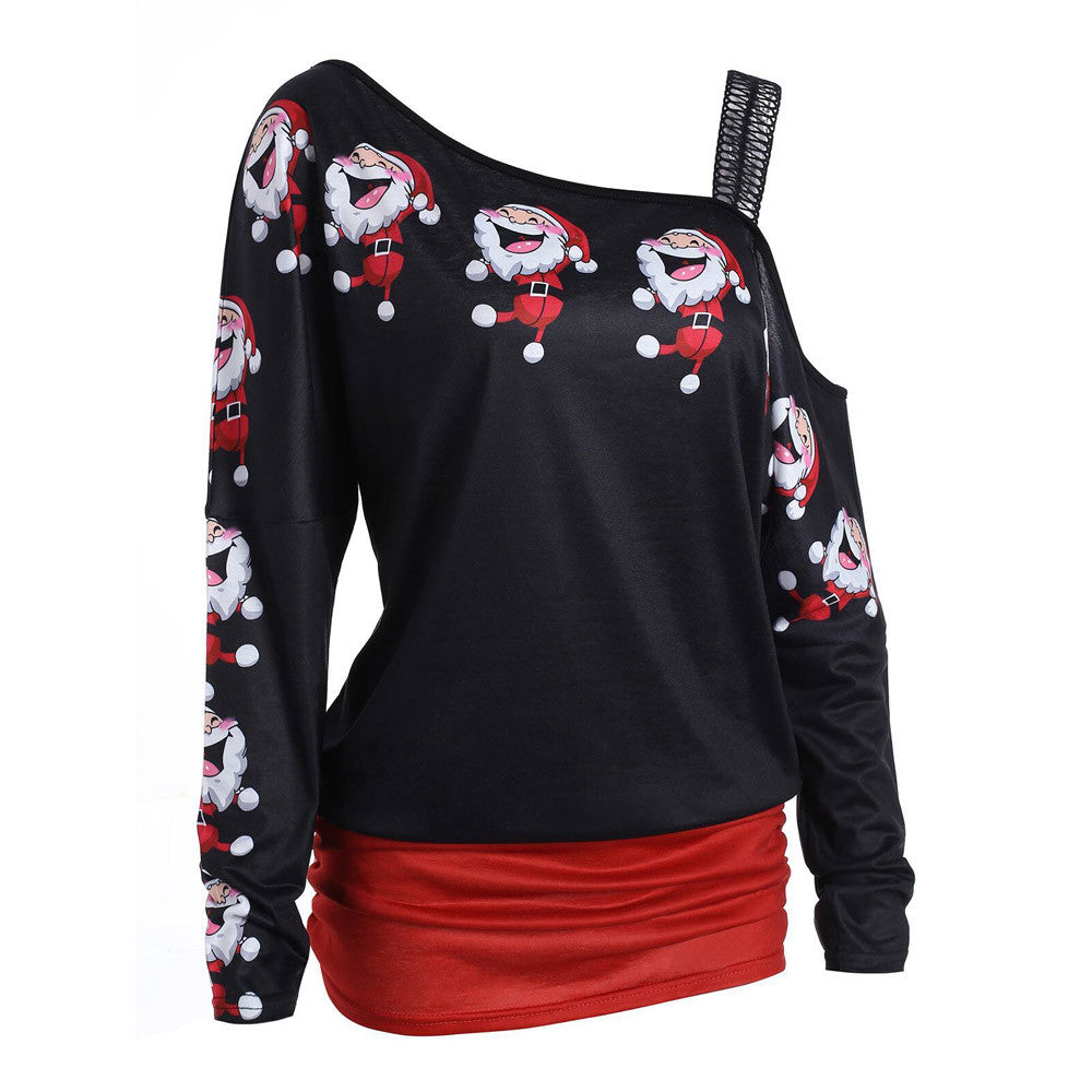 Sexy Ladies Off Shoulder Tops Women's Autumn Pullover Spring