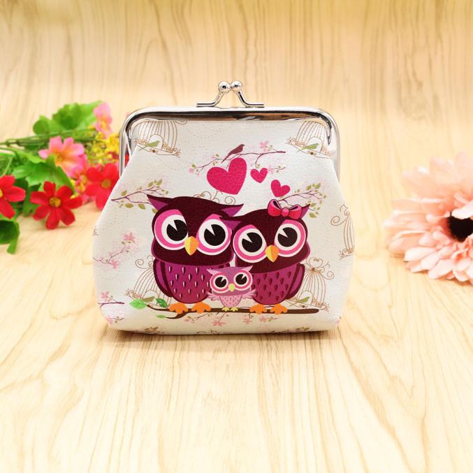 Hot Fashion Novelty Women Lady Retro Vintage Owl Small Wallet