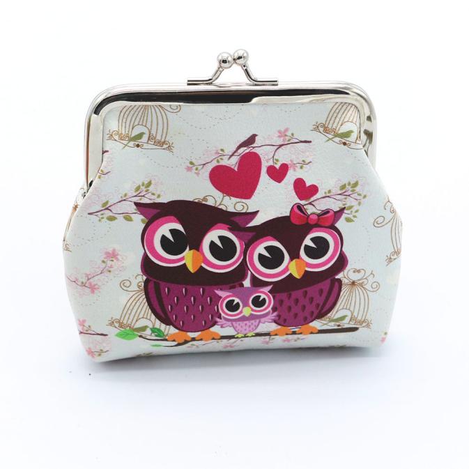 Hot Fashion Novelty Women Lady Retro Vintage Owl Small Wallet