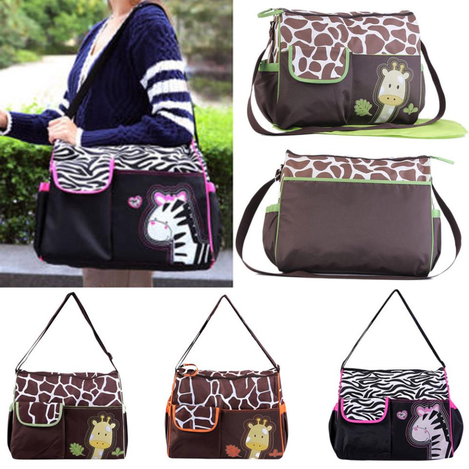 Baby Nappy Changing Bag Diaper Mat Pad+Mummy Handbag Set Waterproof