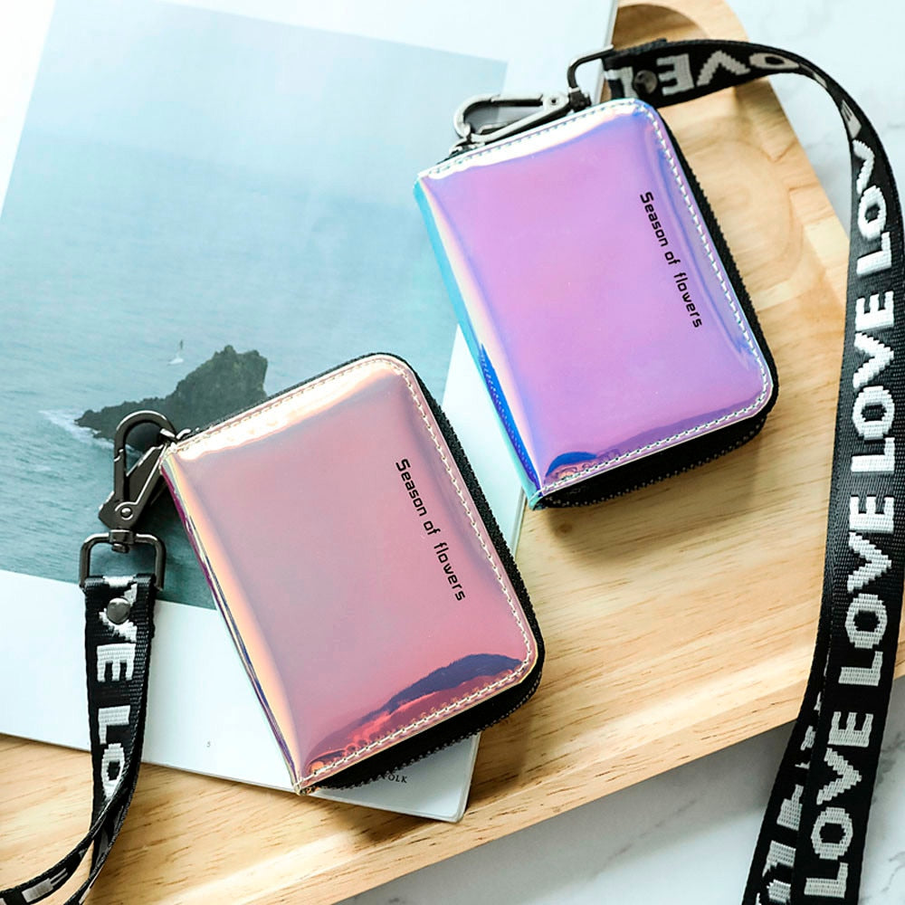 New Fashion Style Women PU Short Wallet