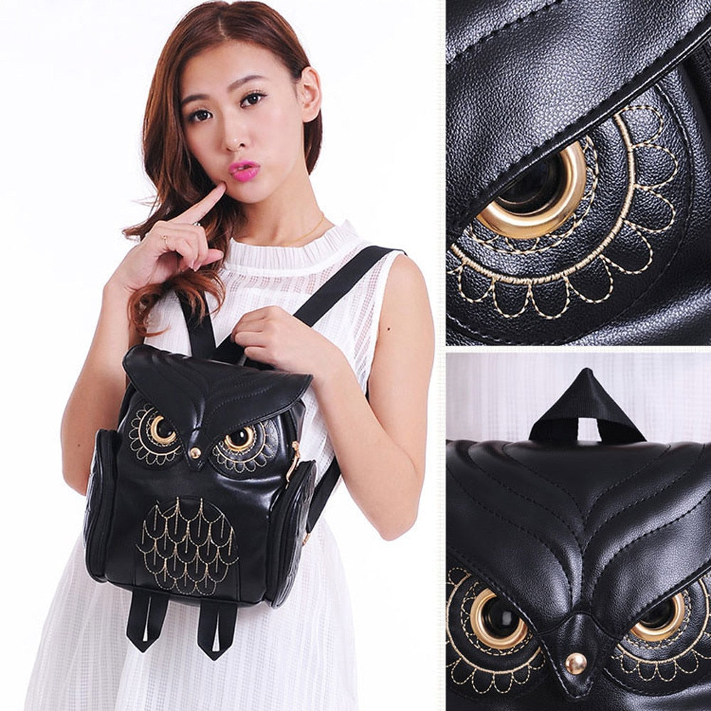 Cute Owl Fashion Backpacks Cartoon Women