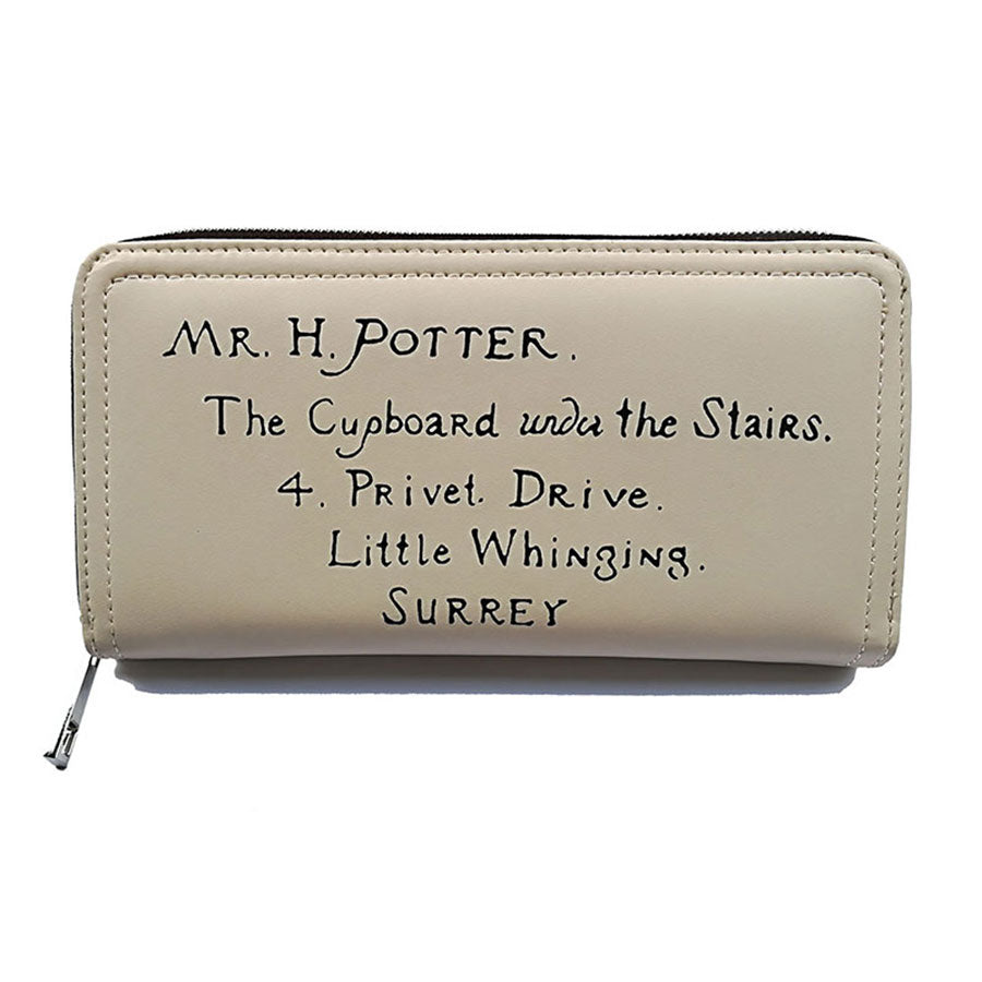 Leeshang Harry Potter Letter Zip Wallet PU Long Fashion Women