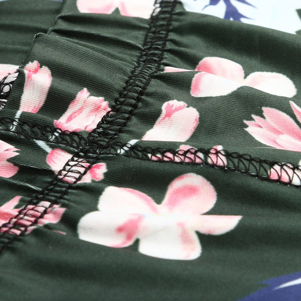 Sport leggings Womens Floral Printed Yoga Workout Gym Leggings Fitness Sports