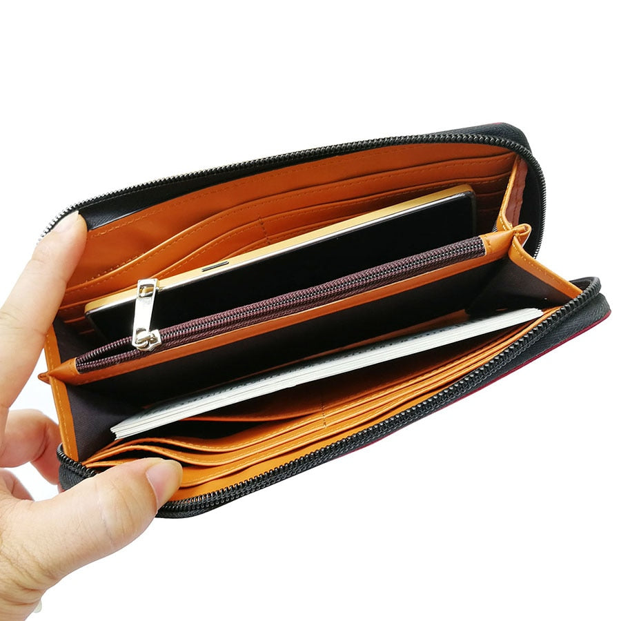 Women wallets Harry Potter Hogwarts School List Zip Around