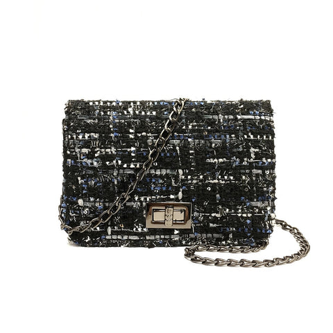 Woolen Brand Luxury Designer Flap Crossbody Women Shoulder Bag