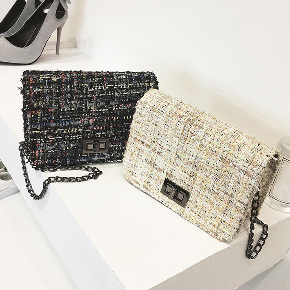 Woolen Brand Luxury Designer Flap Crossbody Women Shoulder Bag