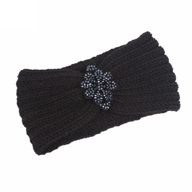 Winter New Fashion Solid Hair Band Knitting Handmade