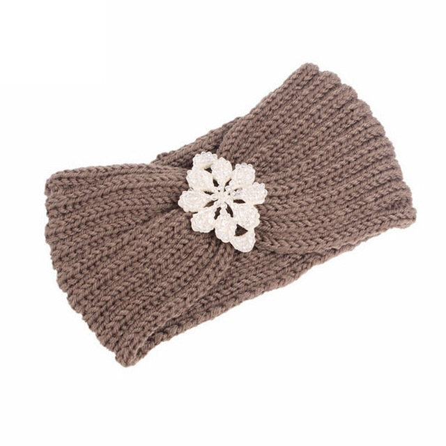 Winter New Fashion Solid Hair Band Knitting Handmade