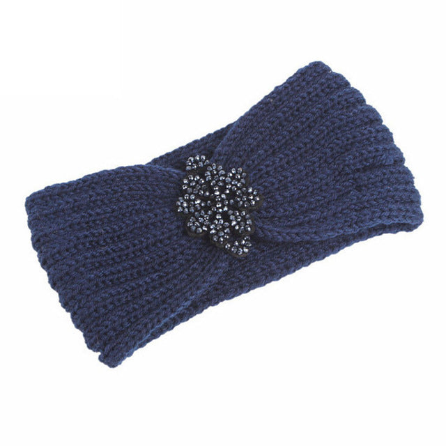 Winter New Fashion Solid Hair Band Knitting Handmade