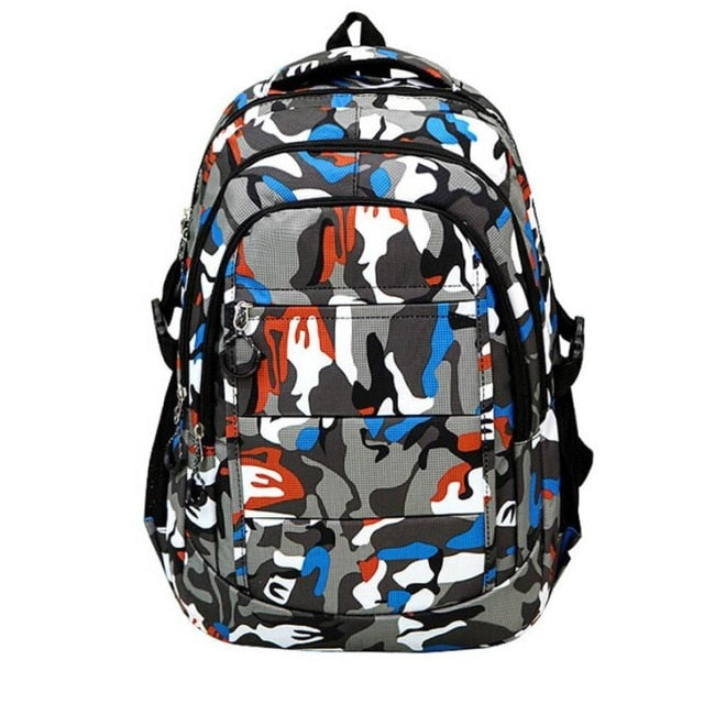 Luxury Design Fashion Camouflage Nylon Climb Bag