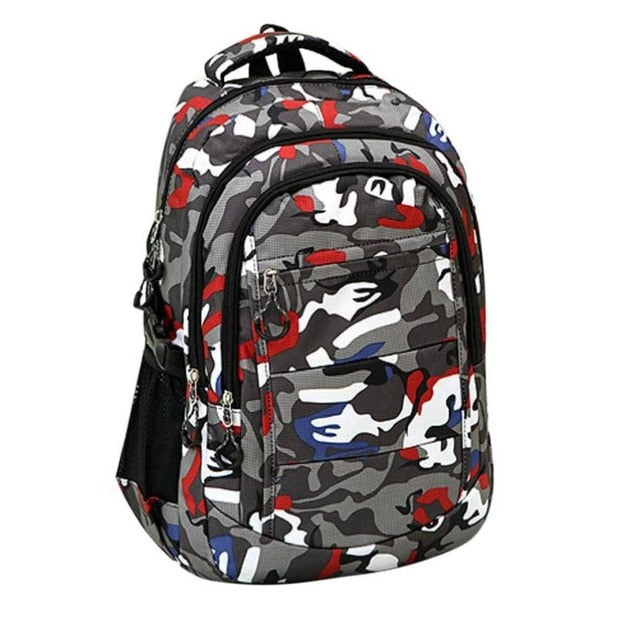 Luxury Design Fashion Camouflage Nylon Climb Bag