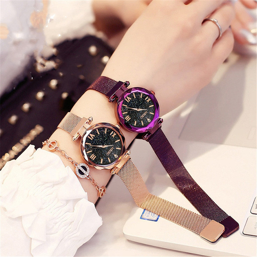 Top Brand Luxury Women Quartz wrist watches Stainless Steel