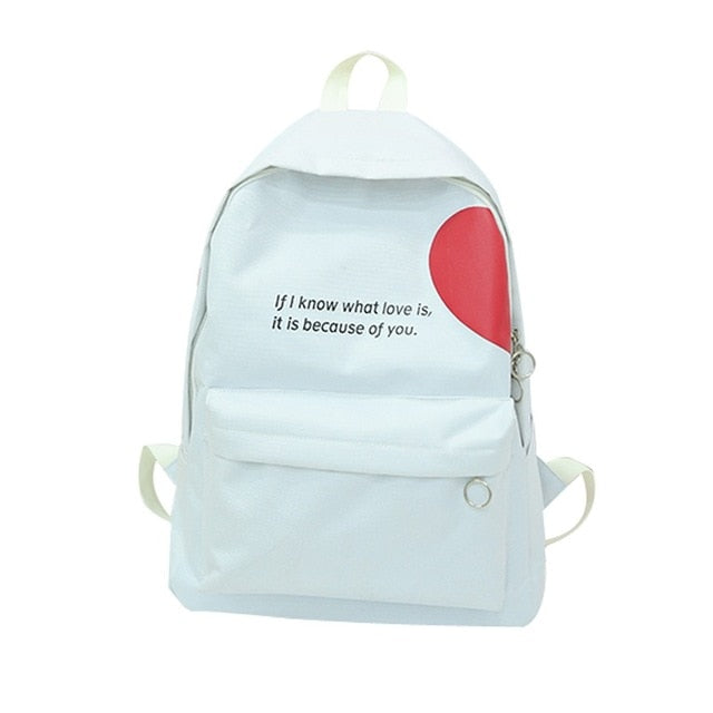 Canvas Women Men Large Capacity Laptop Backpack