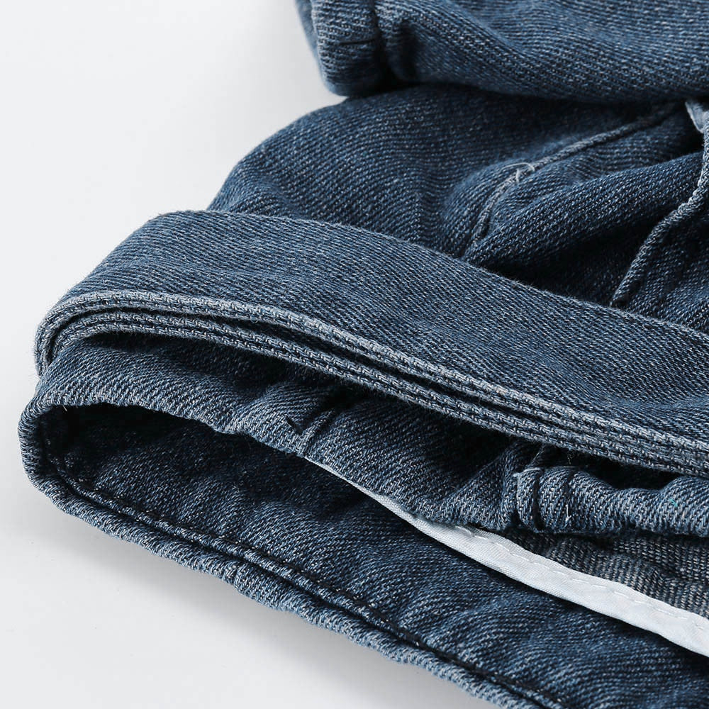 High Waist Ripped Jeans Of Women Spring Pants