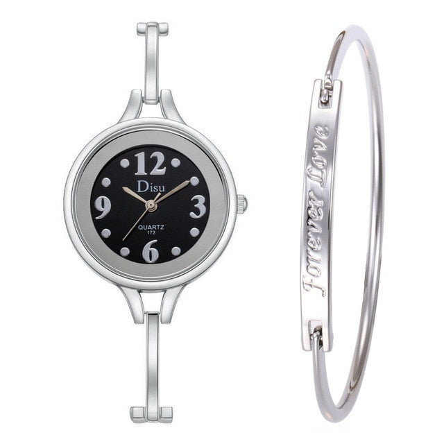 Top Brand Luxury Women Bracelet Watch Set Fashion