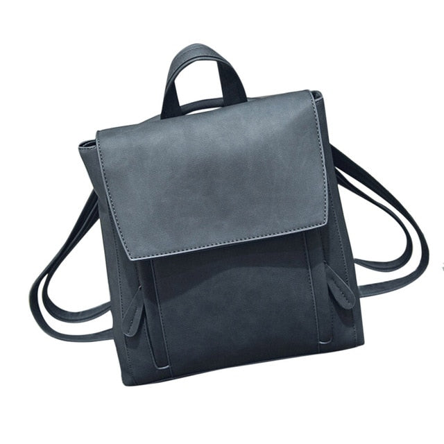 Leather Backpacks Women mochila feminina Rucksack Shoulder Bookbags