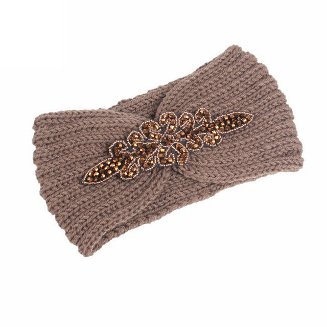Women Knitted Headbands Winter Warm Head Wrap