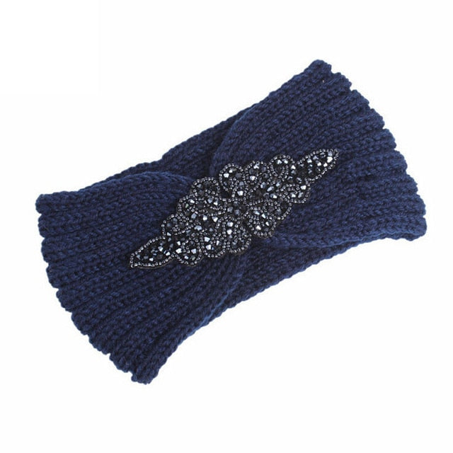 Women Knitted Headbands Winter Warm Head Wrap