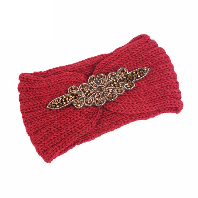 Women Knitted Headbands Winter Warm Head Wrap