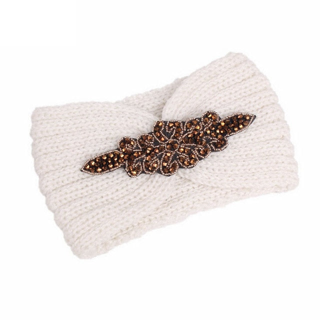 Women Knitted Headbands Winter Warm Head Wrap