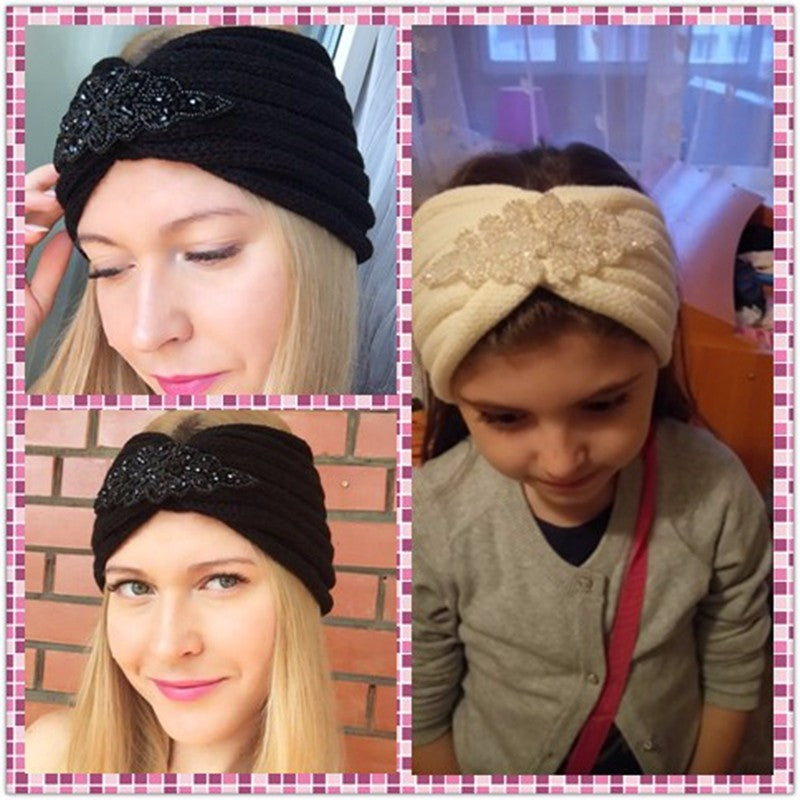 Women Knitted Headbands Winter Warm Head Wrap
