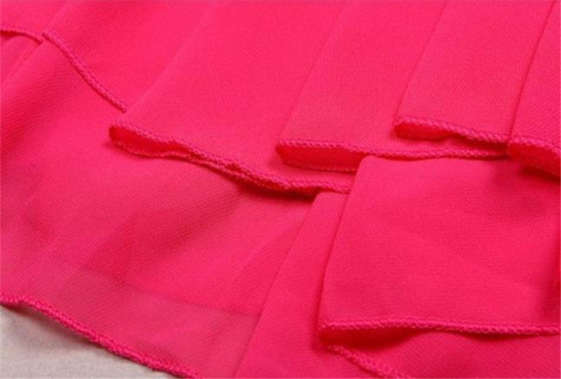 Crop Tops Summer Fashion Bilayer Sleeveless Shirt Chiffon Loose Vest Tank