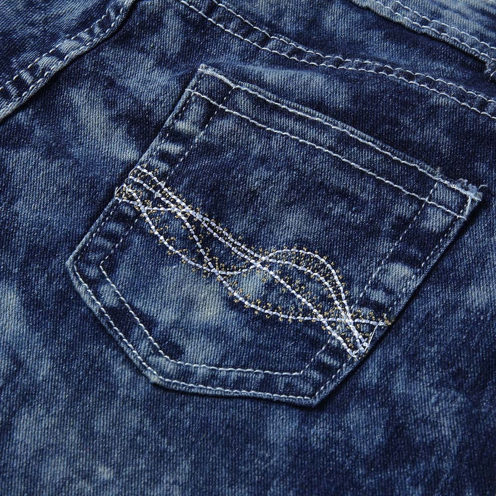 High Waist Ripped Jeans Of Women Spring Pants