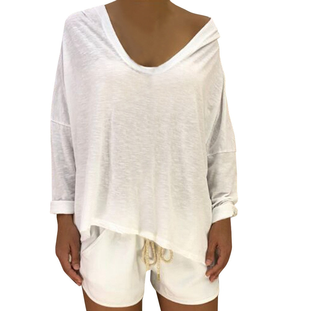 Hip Hop Womens Skulls Print Sweatshirt Autumn