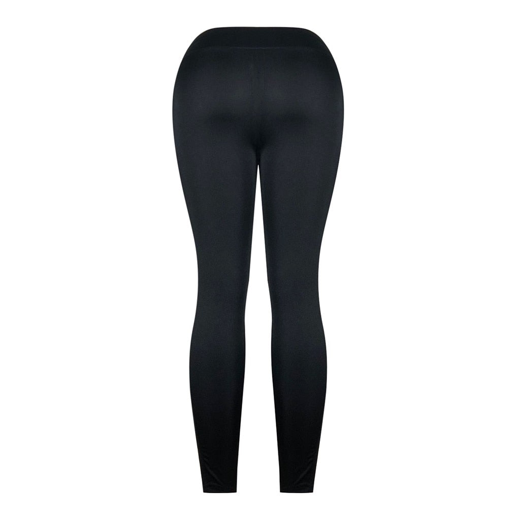 Women's High Waist Yoga Pants Pockets Tummy Workout Running Sports Leggings