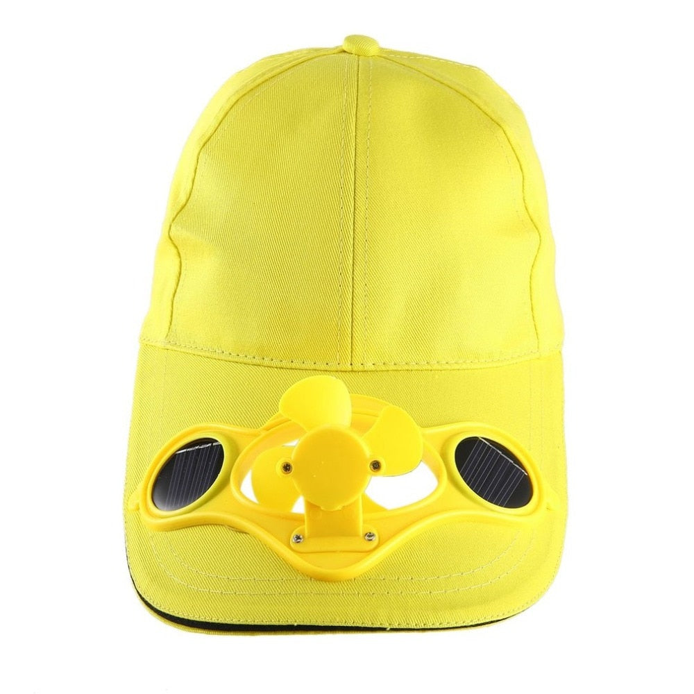 Solar Powered Baseball Cap Sun Hat