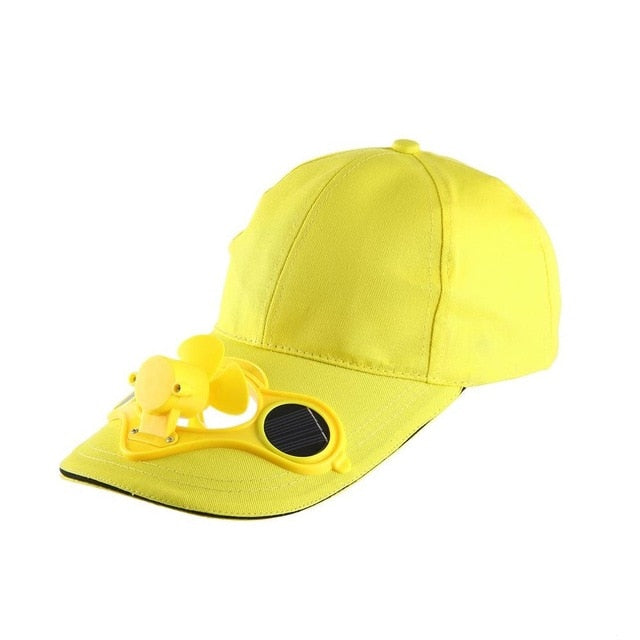 Solar Powered Baseball Cap Sun Hat