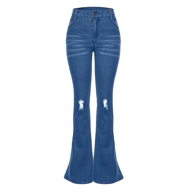 High Waist Jeans Of Women Spring Pants