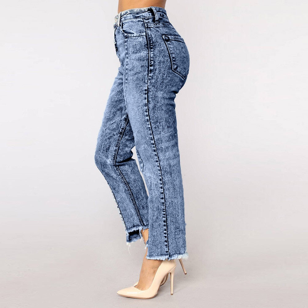 High Waist Jeans Of Women