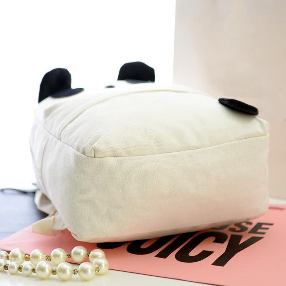 Fashion Women Backpack Cute Panda School Bag