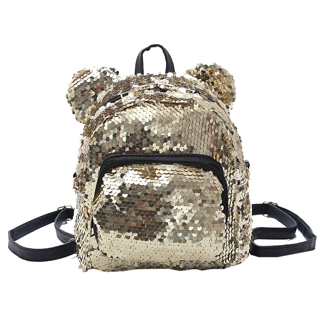 Backpack Fashion Lady cartoon Sequins