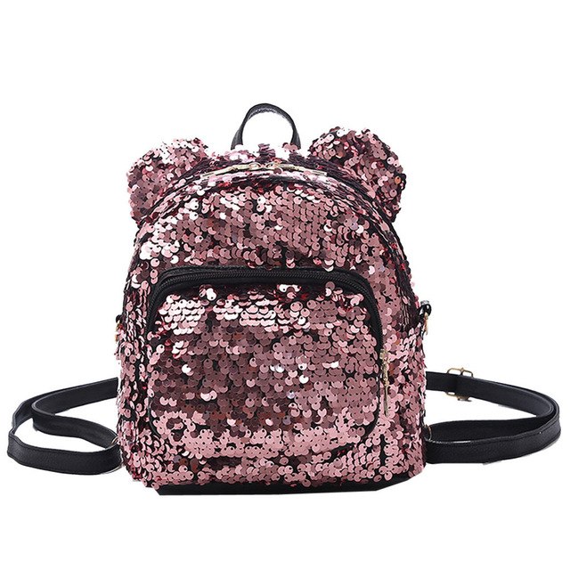 Backpack Fashion Lady cartoon Sequins