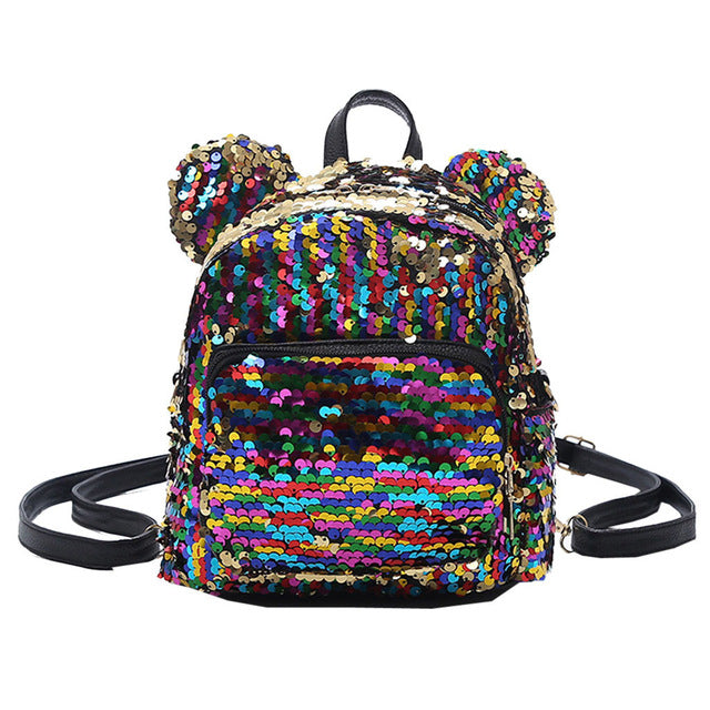 Backpack Fashion Lady cartoon Sequins