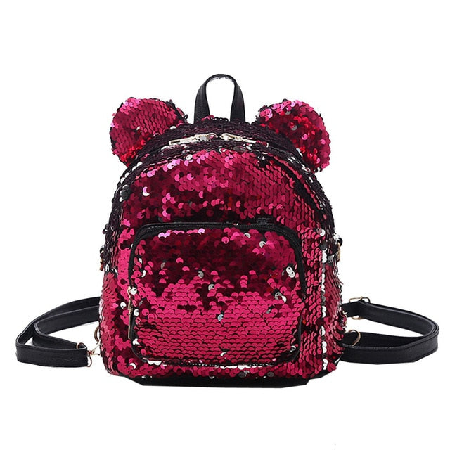 Backpack Fashion Lady cartoon Sequins