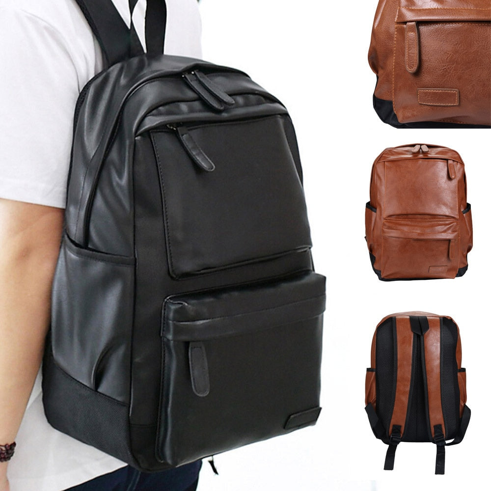 Men's shoulder bag retro travel leather pocket Outdoor travel