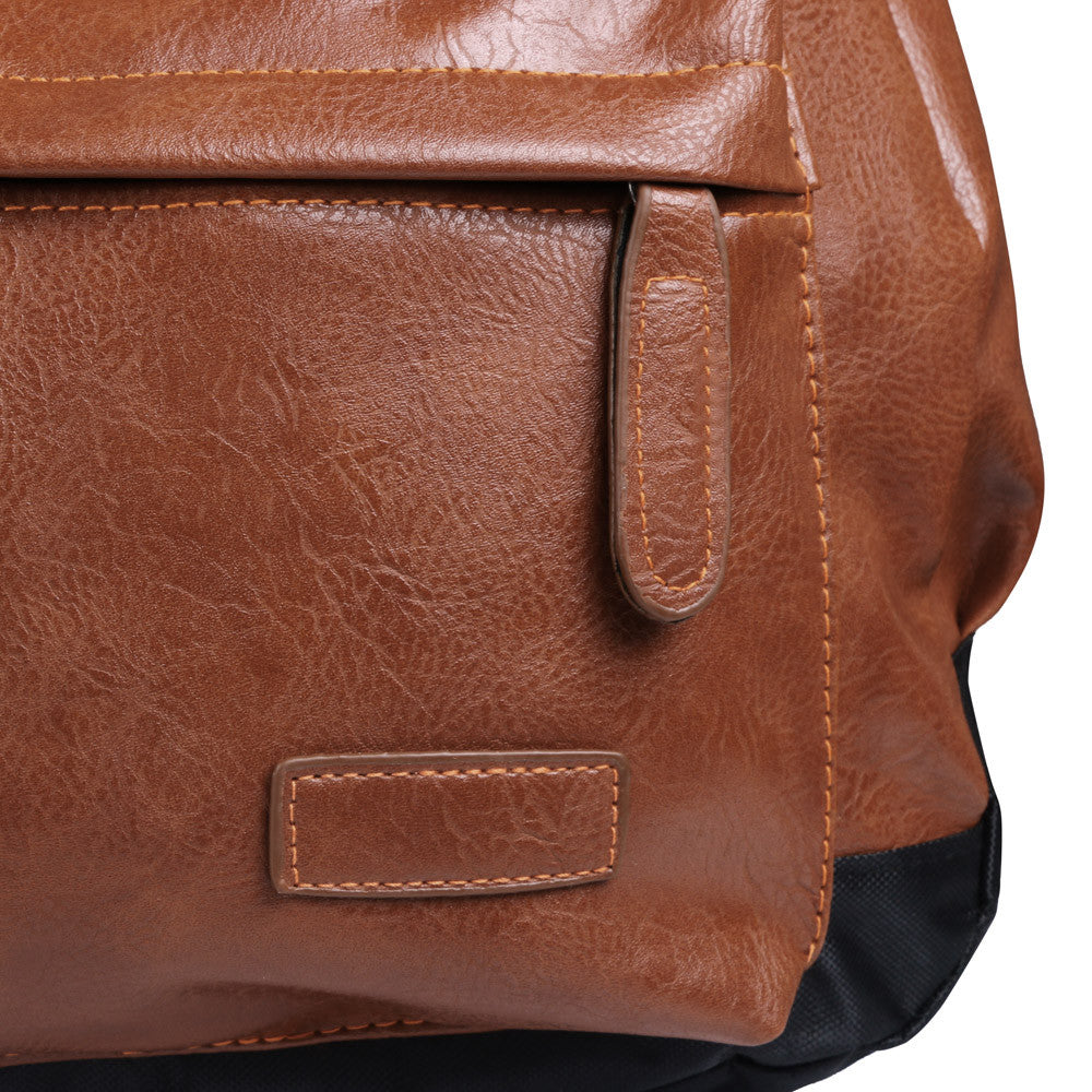 Men's shoulder bag retro travel leather pocket Outdoor travel