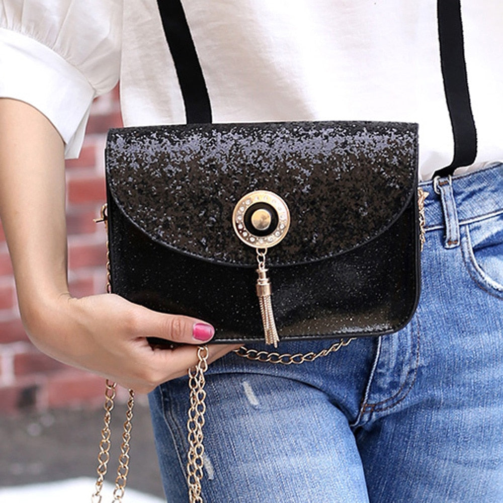 Women's one-shoulder bag fashion sequins stream wom