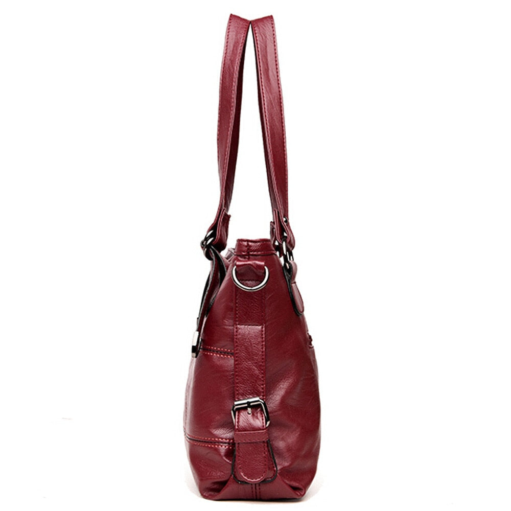 Style Large Women Fashion PU Leather Shoulder Bag