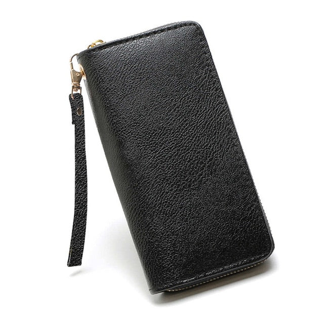 PU Leather Fashion Women Lichee Pattern Wallet