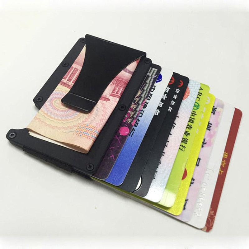 Brand New Men Fashion Blocking Metal Wallet