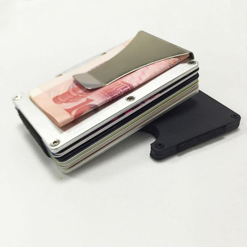 Brand New Men Fashion Blocking Metal Wallet