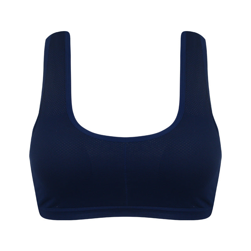 Breathable Sports Bra Hollow Out Side Striped Bras